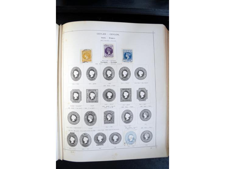 1840/1900, sehr schöne ungebrauchte und gestempelte Sammlung in zwei alten "Senf-Alben", dabei viele bessere Werte, u.a. Groß