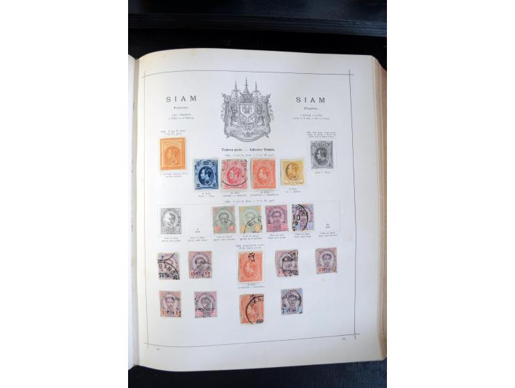 1840/1900, sehr schöne ungebrauchte und gestempelte Sammlung in zwei alten "Senf-Alben", dabei viele bessere Werte, u.a. Groß