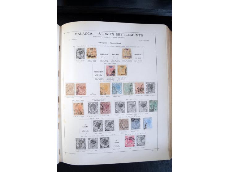 1840/1900, sehr schöne ungebrauchte und gestempelte Sammlung in zwei alten "Senf-Alben", dabei viele bessere Werte, u.a. Groß
