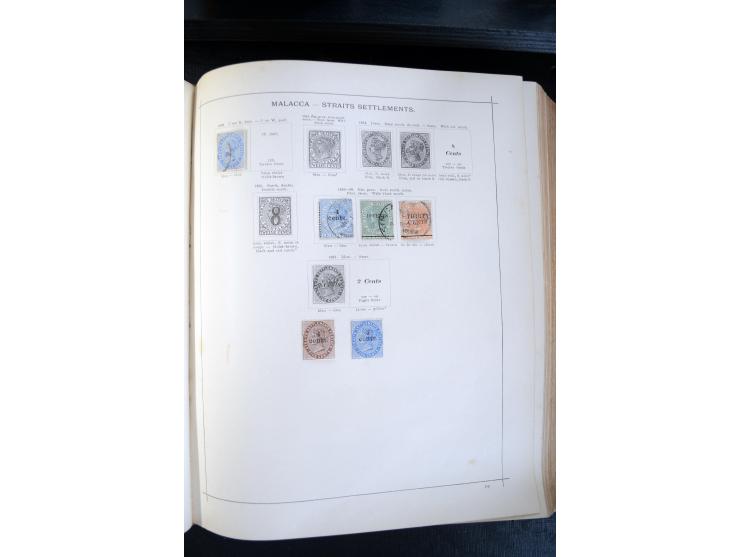 1840/1900, sehr schöne ungebrauchte und gestempelte Sammlung in zwei alten "Senf-Alben", dabei viele bessere Werte, u.a. Groß