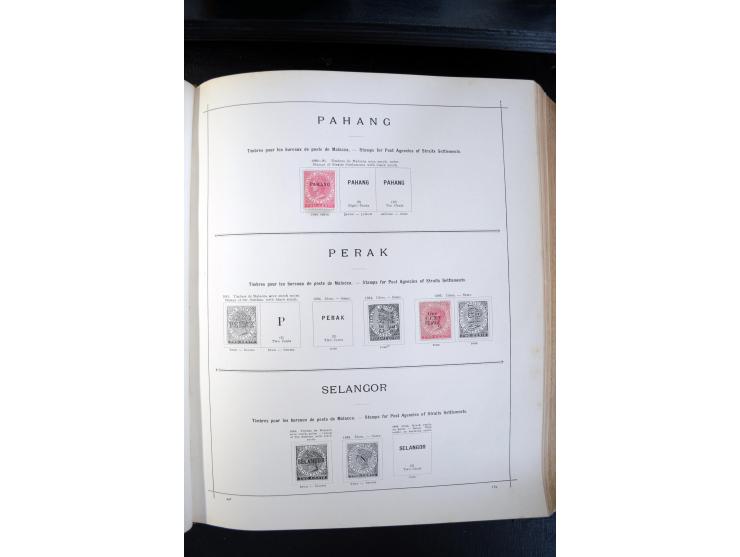 1840/1900, sehr schöne ungebrauchte und gestempelte Sammlung in zwei alten "Senf-Alben", dabei viele bessere Werte, u.a. Groß