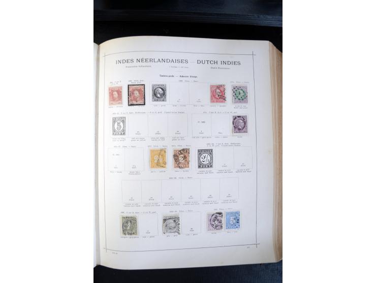 1840/1900, sehr schöne ungebrauchte und gestempelte Sammlung in zwei alten "Senf-Alben", dabei viele bessere Werte, u.a. Groß