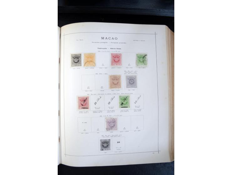 1840/1900, sehr schöne ungebrauchte und gestempelte Sammlung in zwei alten "Senf-Alben", dabei viele bessere Werte, u.a. Groß