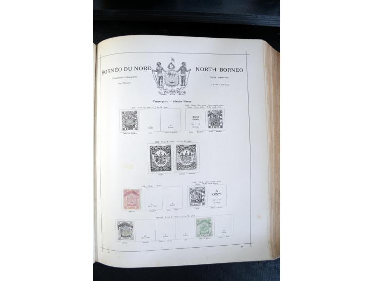 1840/1900, sehr schöne ungebrauchte und gestempelte Sammlung in zwei alten "Senf-Alben", dabei viele bessere Werte, u.a. Groß