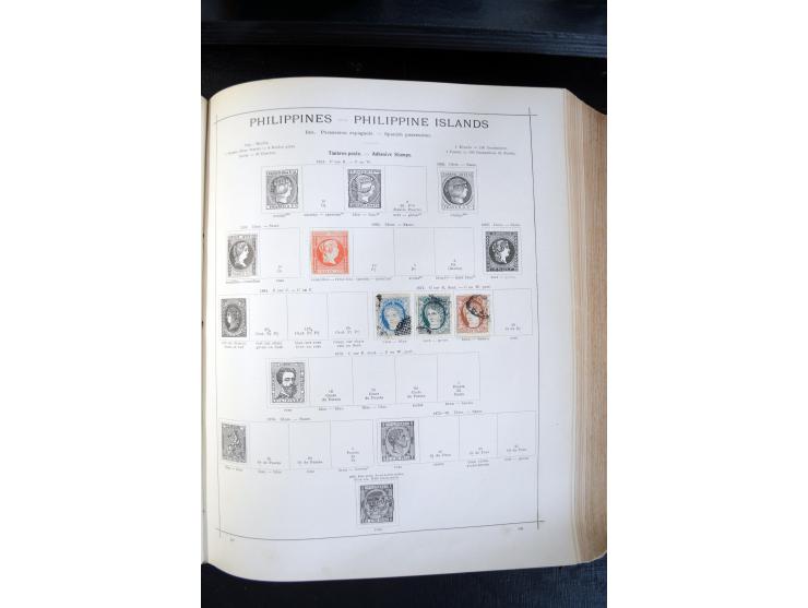 1840/1900, sehr schöne ungebrauchte und gestempelte Sammlung in zwei alten "Senf-Alben", dabei viele bessere Werte, u.a. Groß