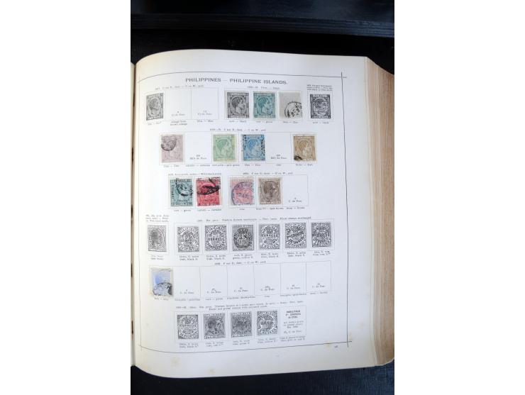 1840/1900, sehr schöne ungebrauchte und gestempelte Sammlung in zwei alten "Senf-Alben", dabei viele bessere Werte, u.a. Groß