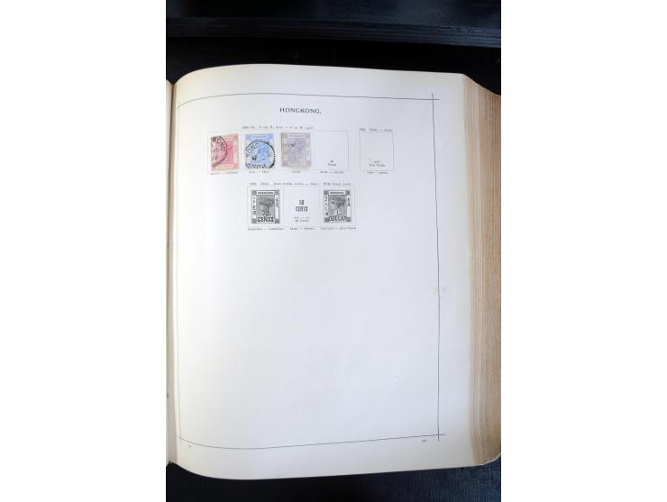 1840/1900, sehr schöne ungebrauchte und gestempelte Sammlung in zwei alten "Senf-Alben", dabei viele bessere Werte, u.a. Groß
