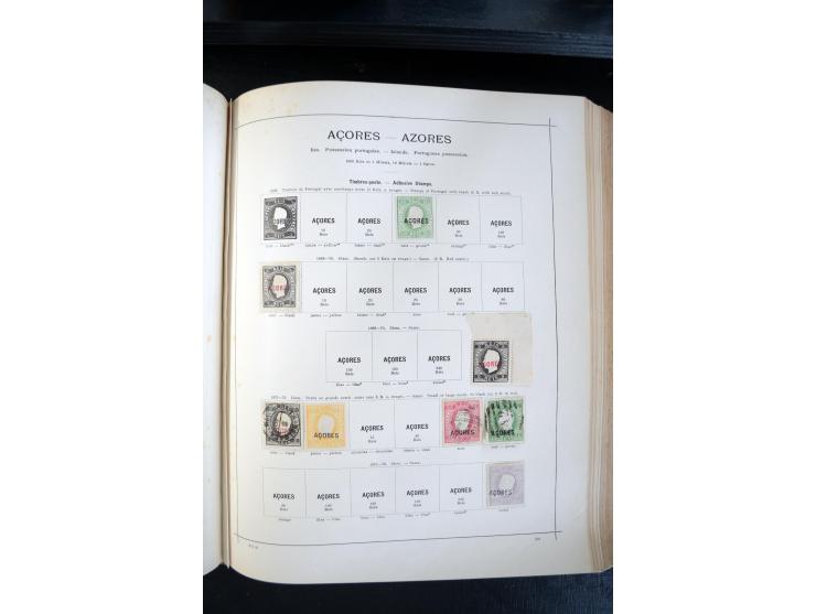 1840/1900, sehr schöne ungebrauchte und gestempelte Sammlung in zwei alten "Senf-Alben", dabei viele bessere Werte, u.a. Groß