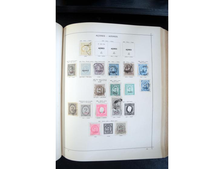 1840/1900, sehr schöne ungebrauchte und gestempelte Sammlung in zwei alten "Senf-Alben", dabei viele bessere Werte, u.a. Groß