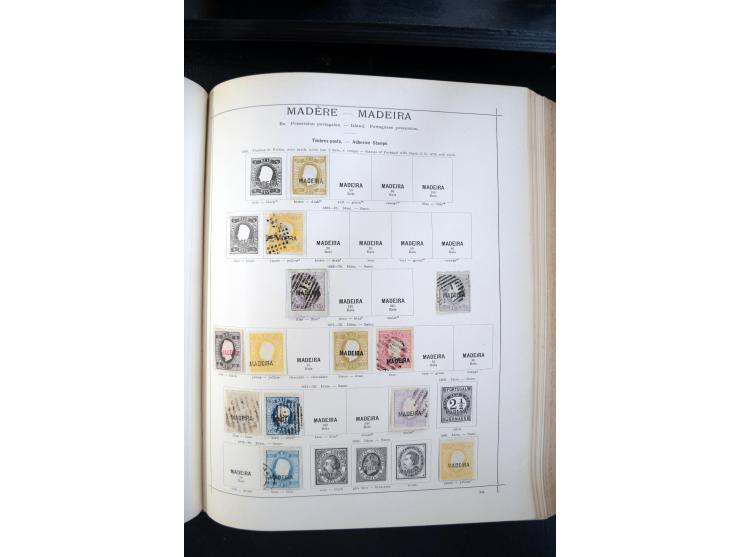 1840/1900, sehr schöne ungebrauchte und gestempelte Sammlung in zwei alten "Senf-Alben", dabei viele bessere Werte, u.a. Groß