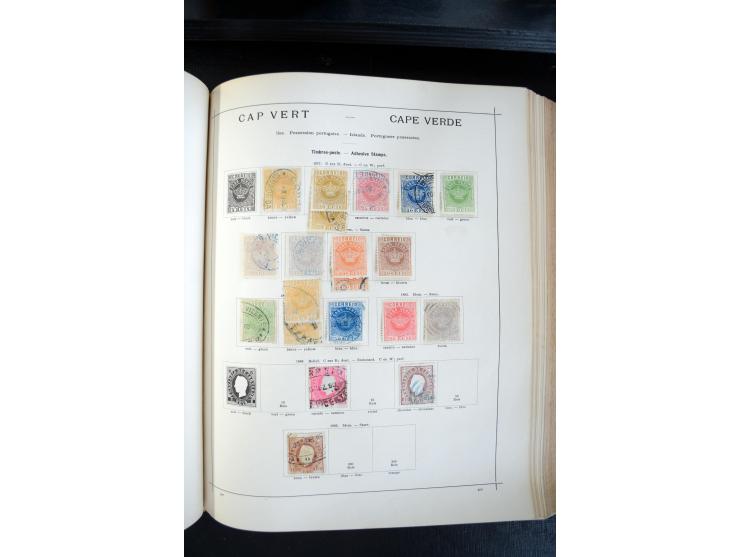 1840/1900, sehr schöne ungebrauchte und gestempelte Sammlung in zwei alten "Senf-Alben", dabei viele bessere Werte, u.a. Groß