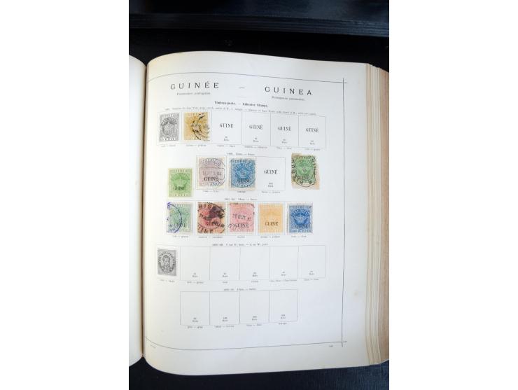 1840/1900, sehr schöne ungebrauchte und gestempelte Sammlung in zwei alten "Senf-Alben", dabei viele bessere Werte, u.a. Groß