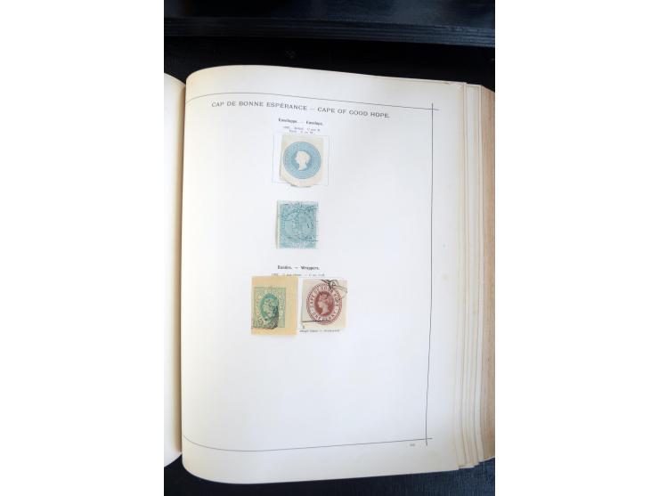 1840/1900, sehr schöne ungebrauchte und gestempelte Sammlung in zwei alten "Senf-Alben", dabei viele bessere Werte, u.a. Groß