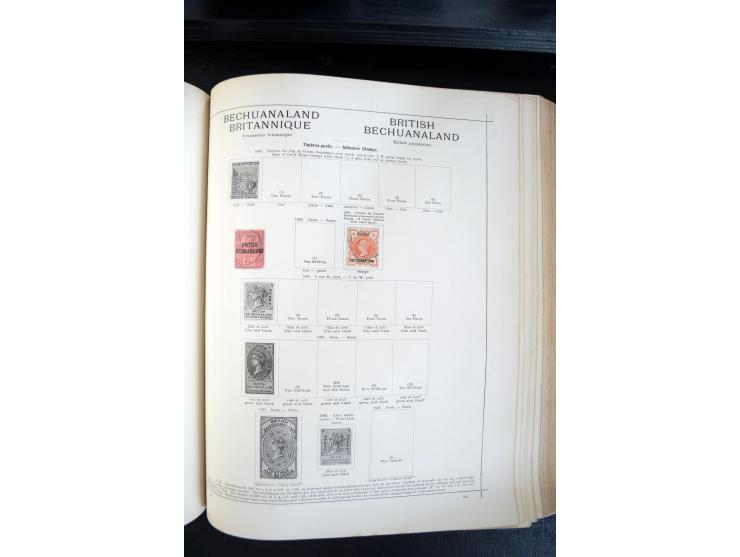 1840/1900, sehr schöne ungebrauchte und gestempelte Sammlung in zwei alten "Senf-Alben", dabei viele bessere Werte, u.a. Groß
