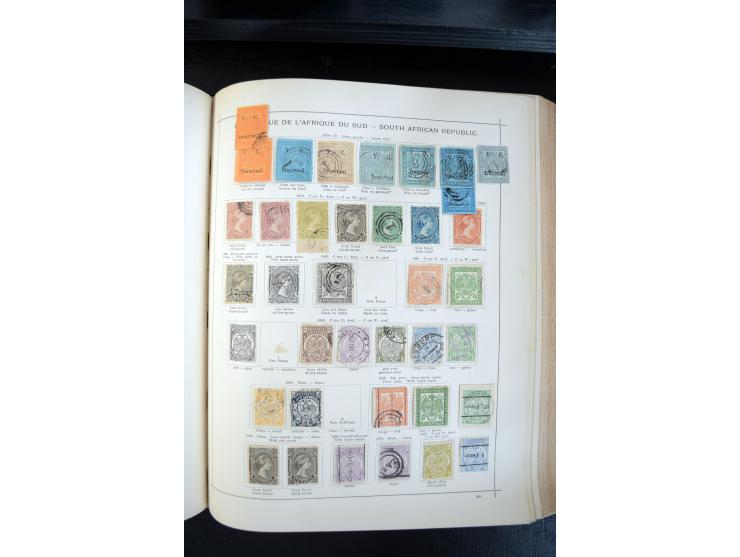 1840/1900, sehr schöne ungebrauchte und gestempelte Sammlung in zwei alten "Senf-Alben", dabei viele bessere Werte, u.a. Groß