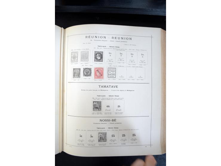 1840/1900, sehr schöne ungebrauchte und gestempelte Sammlung in zwei alten "Senf-Alben", dabei viele bessere Werte, u.a. Groß