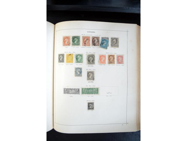 1840/1900, sehr schöne ungebrauchte und gestempelte Sammlung in zwei alten "Senf-Alben", dabei viele bessere Werte, u.a. Groß