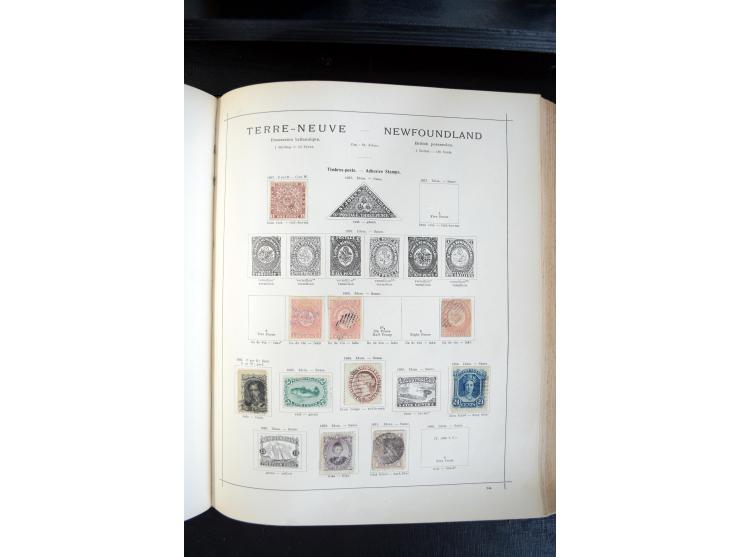 1840/1900, sehr schöne ungebrauchte und gestempelte Sammlung in zwei alten "Senf-Alben", dabei viele bessere Werte, u.a. Groß