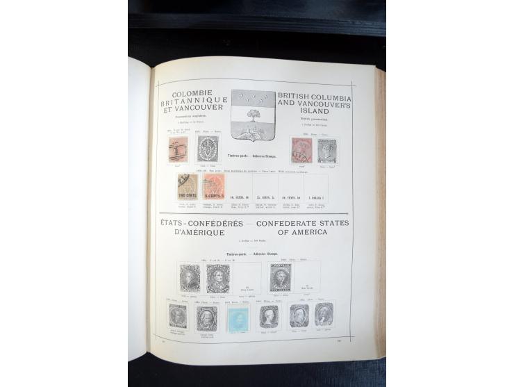 1840/1900, sehr schöne ungebrauchte und gestempelte Sammlung in zwei alten "Senf-Alben", dabei viele bessere Werte, u.a. Groß