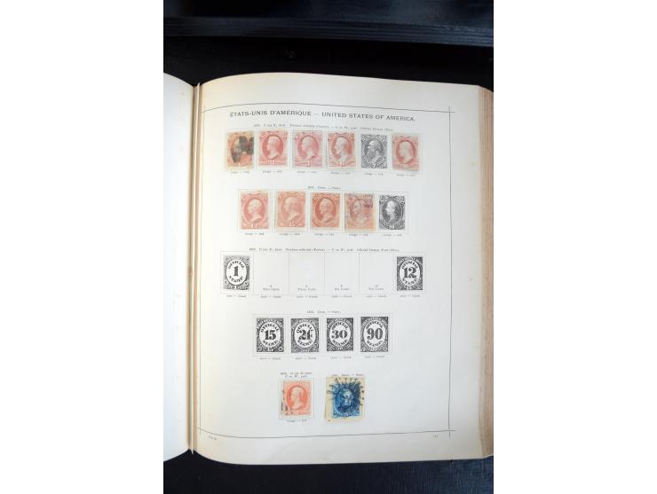 1840/1900, sehr schöne ungebrauchte und gestempelte Sammlung in zwei alten "Senf-Alben", dabei viele bessere Werte, u.a. Groß