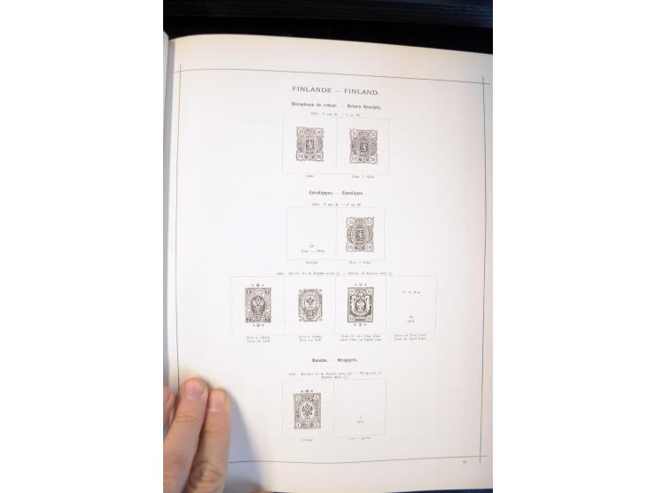 1840/1900, sehr schöne ungebrauchte und gestempelte Sammlung in zwei alten "Senf-Alben", dabei viele bessere Werte, u.a. Groß