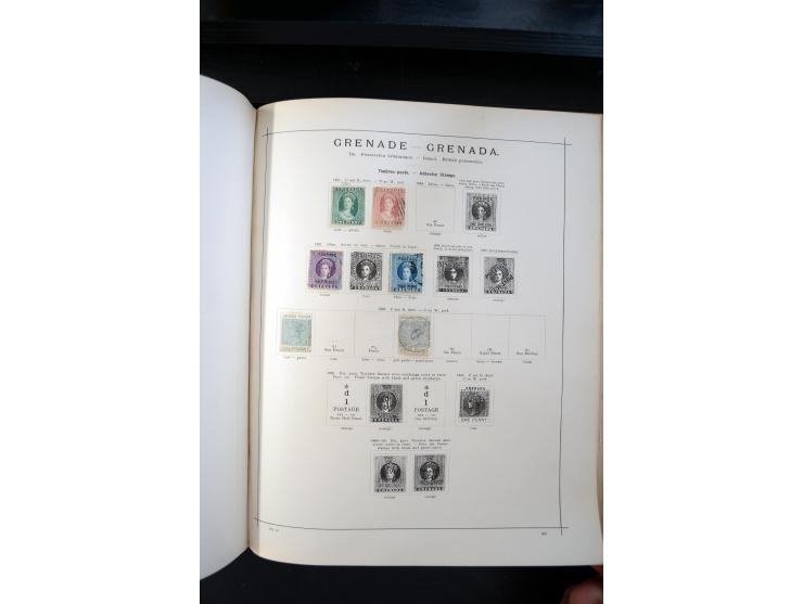 1840/1900, sehr schöne ungebrauchte und gestempelte Sammlung in zwei alten "Senf-Alben", dabei viele bessere Werte, u.a. Groß