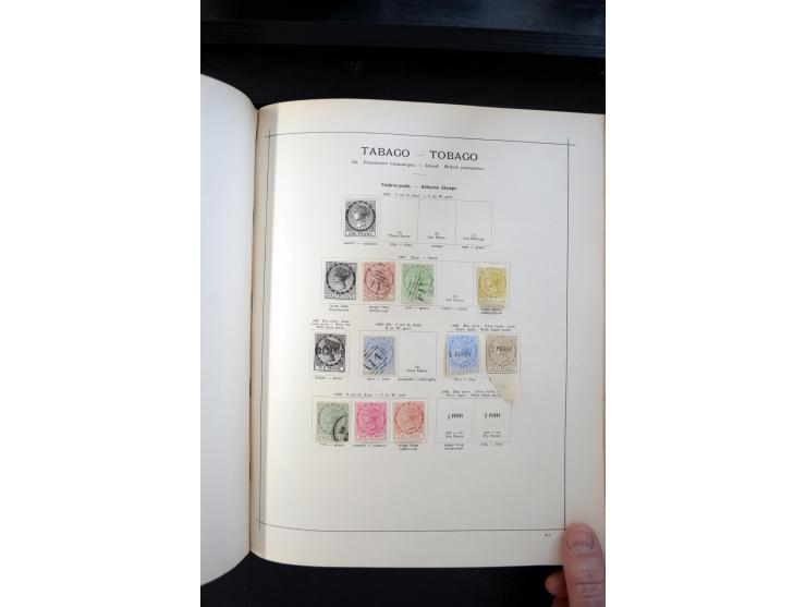 1840/1900, sehr schöne ungebrauchte und gestempelte Sammlung in zwei alten "Senf-Alben", dabei viele bessere Werte, u.a. Groß