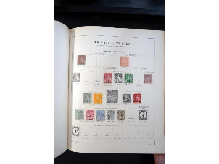 1840/1900, sehr schöne ungebrauchte und gestempelte Sammlung in zwei alten "Senf-Alben", dabei viele bessere Werte, u.a. Groß