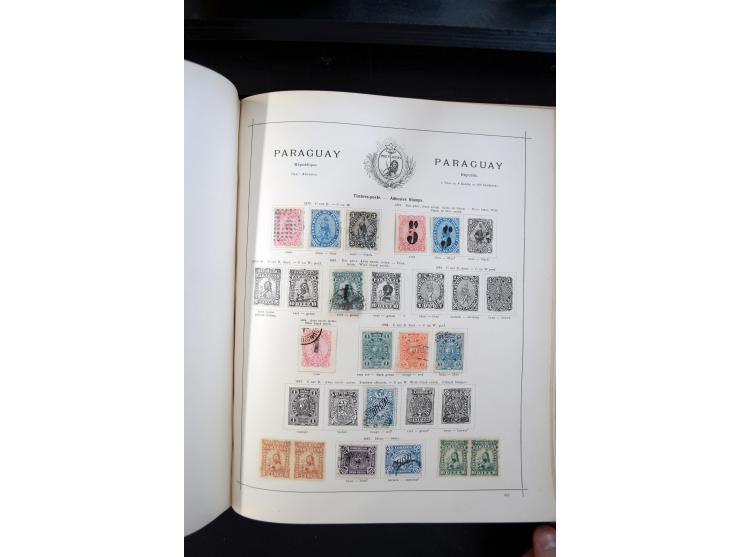 1840/1900, sehr schöne ungebrauchte und gestempelte Sammlung in zwei alten "Senf-Alben", dabei viele bessere Werte, u.a. Groß