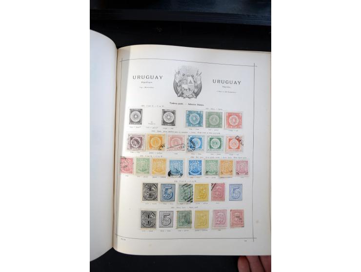 1840/1900, sehr schöne ungebrauchte und gestempelte Sammlung in zwei alten "Senf-Alben", dabei viele bessere Werte, u.a. Groß