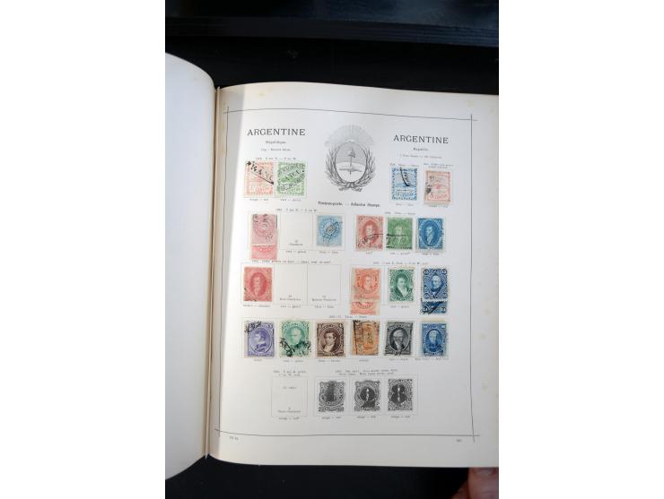 1840/1900, sehr schöne ungebrauchte und gestempelte Sammlung in zwei alten "Senf-Alben", dabei viele bessere Werte, u.a. Groß