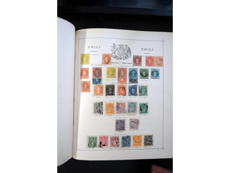 1840/1900, sehr schöne ungebrauchte und gestempelte Sammlung in zwei alten "Senf-Alben", dabei viele bessere Werte, u.a. Groß