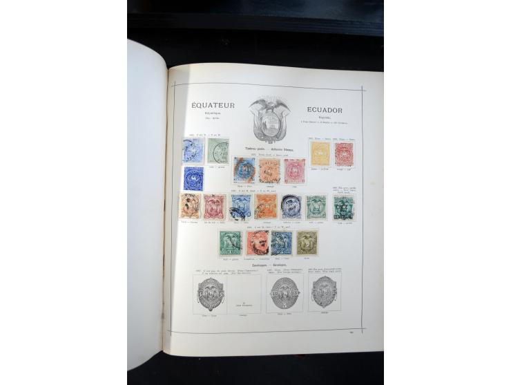 1840/1900, sehr schöne ungebrauchte und gestempelte Sammlung in zwei alten "Senf-Alben", dabei viele bessere Werte, u.a. Groß