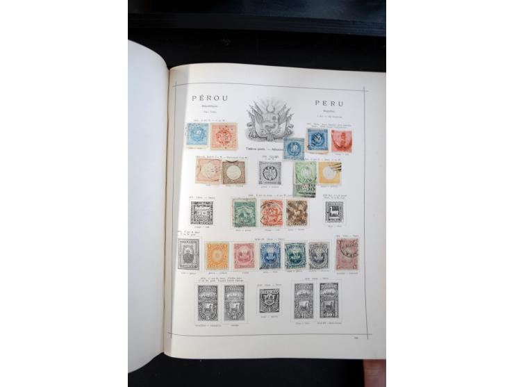 1840/1900, sehr schöne ungebrauchte und gestempelte Sammlung in zwei alten "Senf-Alben", dabei viele bessere Werte, u.a. Groß