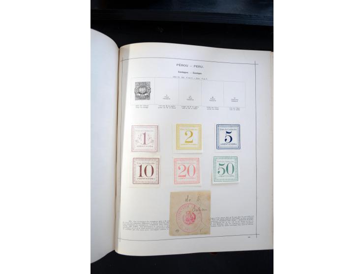 1840/1900, sehr schöne ungebrauchte und gestempelte Sammlung in zwei alten "Senf-Alben", dabei viele bessere Werte, u.a. Groß