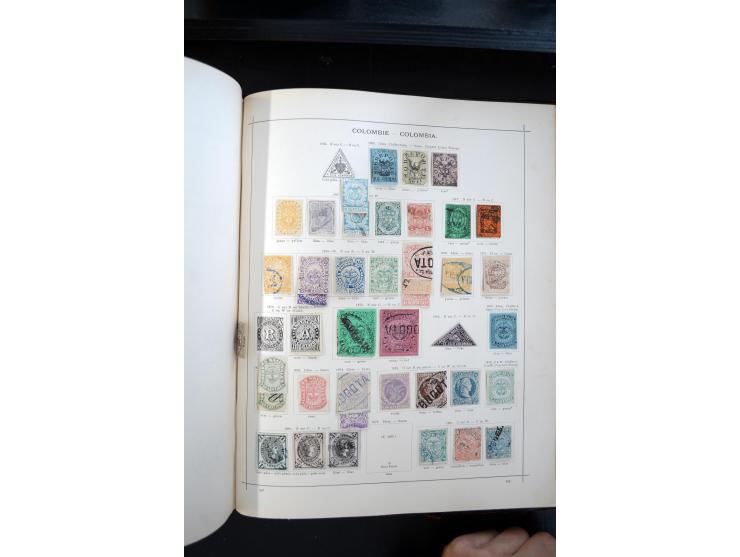 1840/1900, sehr schöne ungebrauchte und gestempelte Sammlung in zwei alten "Senf-Alben", dabei viele bessere Werte, u.a. Groß