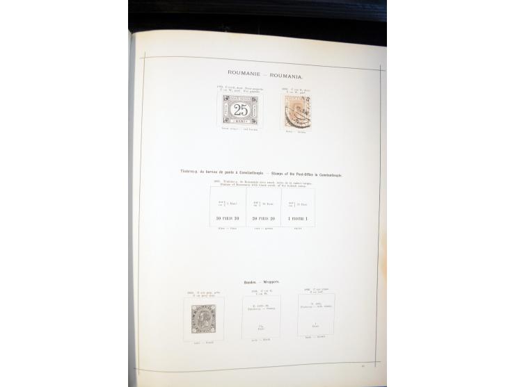 1840/1900, sehr schöne ungebrauchte und gestempelte Sammlung in zwei alten "Senf-Alben", dabei viele bessere Werte, u.a. Groß