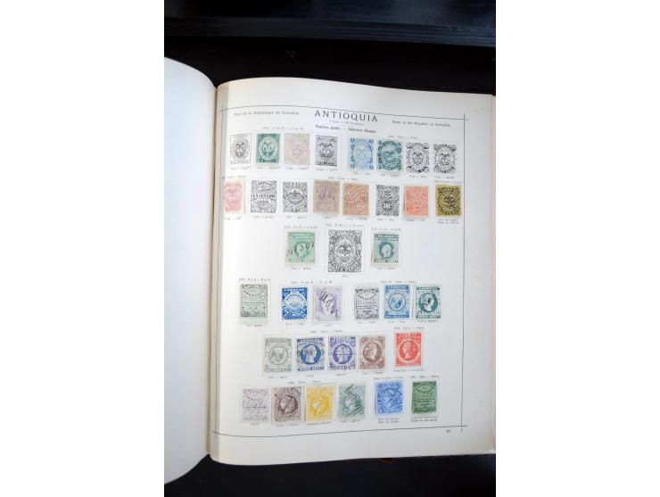 1840/1900, sehr schöne ungebrauchte und gestempelte Sammlung in zwei alten "Senf-Alben", dabei viele bessere Werte, u.a. Groß