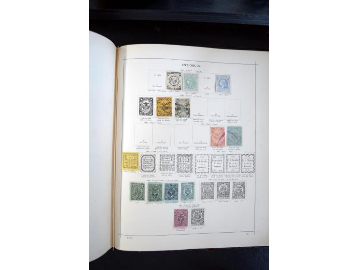 1840/1900, sehr schöne ungebrauchte und gestempelte Sammlung in zwei alten "Senf-Alben", dabei viele bessere Werte, u.a. Groß