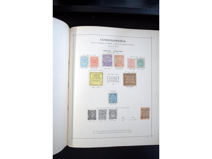1840/1900, sehr schöne ungebrauchte und gestempelte Sammlung in zwei alten "Senf-Alben", dabei viele bessere Werte, u.a. Groß