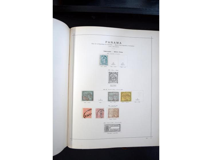 1840/1900, sehr schöne ungebrauchte und gestempelte Sammlung in zwei alten "Senf-Alben", dabei viele bessere Werte, u.a. Groß