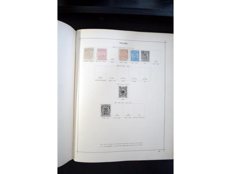 1840/1900, sehr schöne ungebrauchte und gestempelte Sammlung in zwei alten "Senf-Alben", dabei viele bessere Werte, u.a. Groß