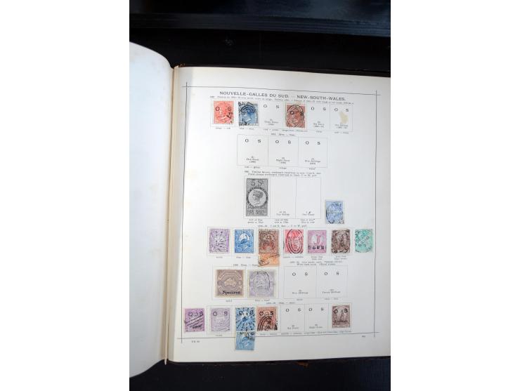 1840/1900, sehr schöne ungebrauchte und gestempelte Sammlung in zwei alten "Senf-Alben", dabei viele bessere Werte, u.a. Groß