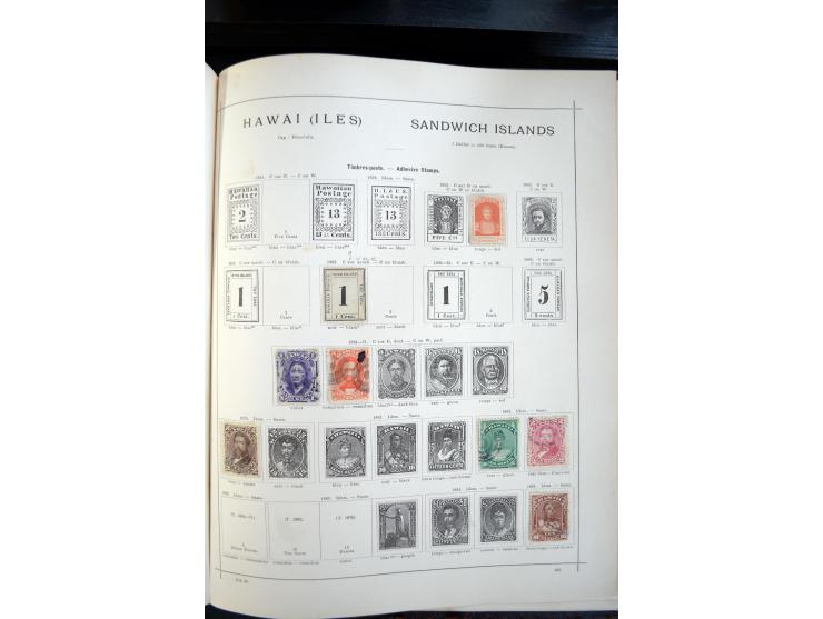 1840/1900, sehr schöne ungebrauchte und gestempelte Sammlung in zwei alten "Senf-Alben", dabei viele bessere Werte, u.a. Groß
