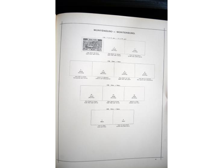 1840/1900, sehr schöne ungebrauchte und gestempelte Sammlung in zwei alten "Senf-Alben", dabei viele bessere Werte, u.a. Groß