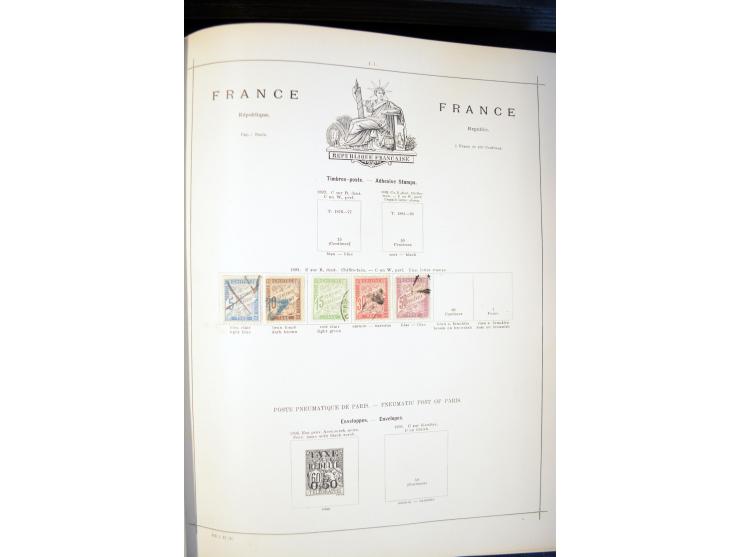1840/1900, sehr schöne ungebrauchte und gestempelte Sammlung in zwei alten "Senf-Alben", dabei viele bessere Werte, u.a. Groß