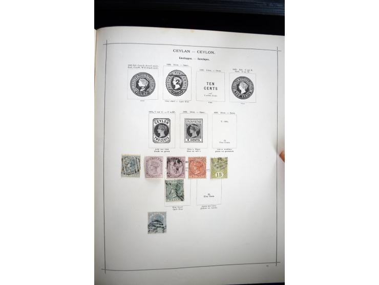 1840/1900, sehr schöne ungebrauchte und gestempelte Sammlung in zwei alten "Senf-Alben", dabei viele bessere Werte, u.a. Groß