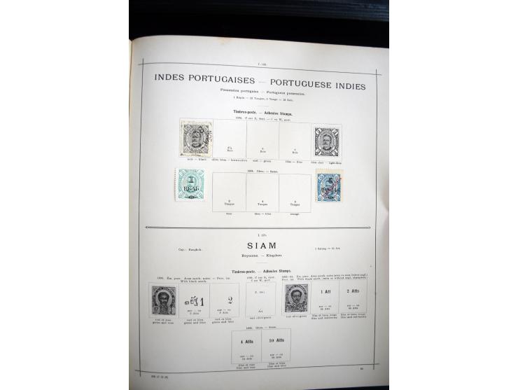 1840/1900, sehr schöne ungebrauchte und gestempelte Sammlung in zwei alten "Senf-Alben", dabei viele bessere Werte, u.a. Groß