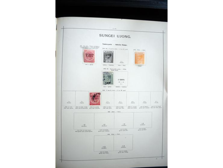 1840/1900, sehr schöne ungebrauchte und gestempelte Sammlung in zwei alten "Senf-Alben", dabei viele bessere Werte, u.a. Groß