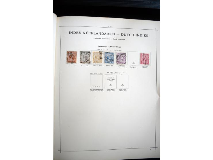 1840/1900, sehr schöne ungebrauchte und gestempelte Sammlung in zwei alten "Senf-Alben", dabei viele bessere Werte, u.a. Groß